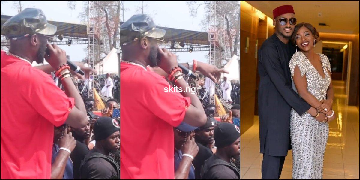 Annie dey house but here we are still searching 2face says while performing at recent event