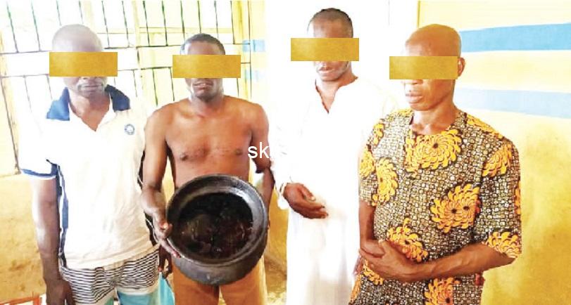 Suspected cultist black jesus arrested in ogun photo