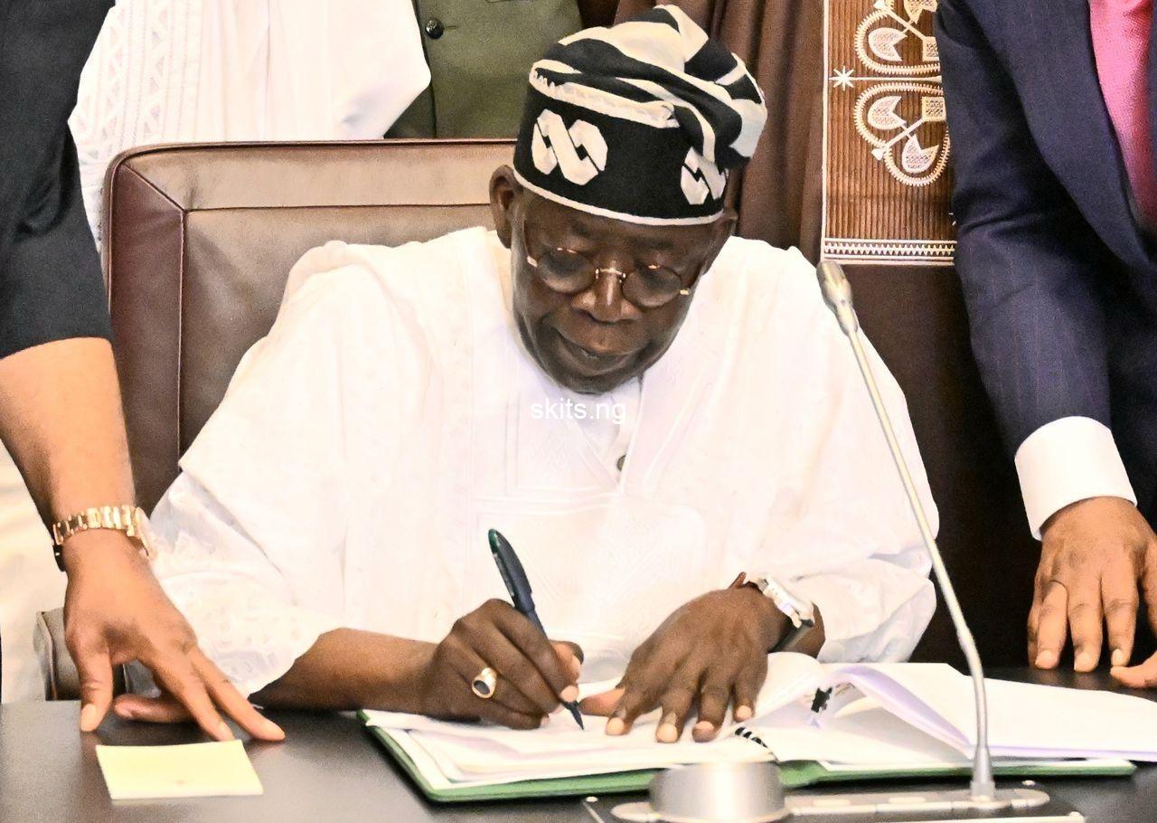 2025 tinubu signs n54 9tr budget into law photos