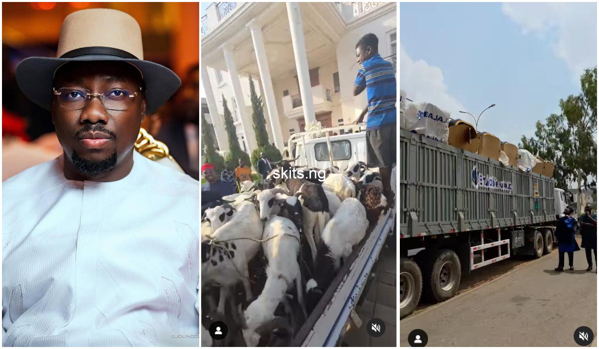 Obi cubana receives 50 rams from his close friend for his 50th birthday video