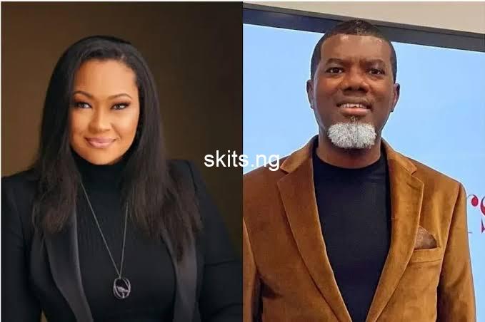 Reno omokris ex wife shows solidarity with natasha akpoti