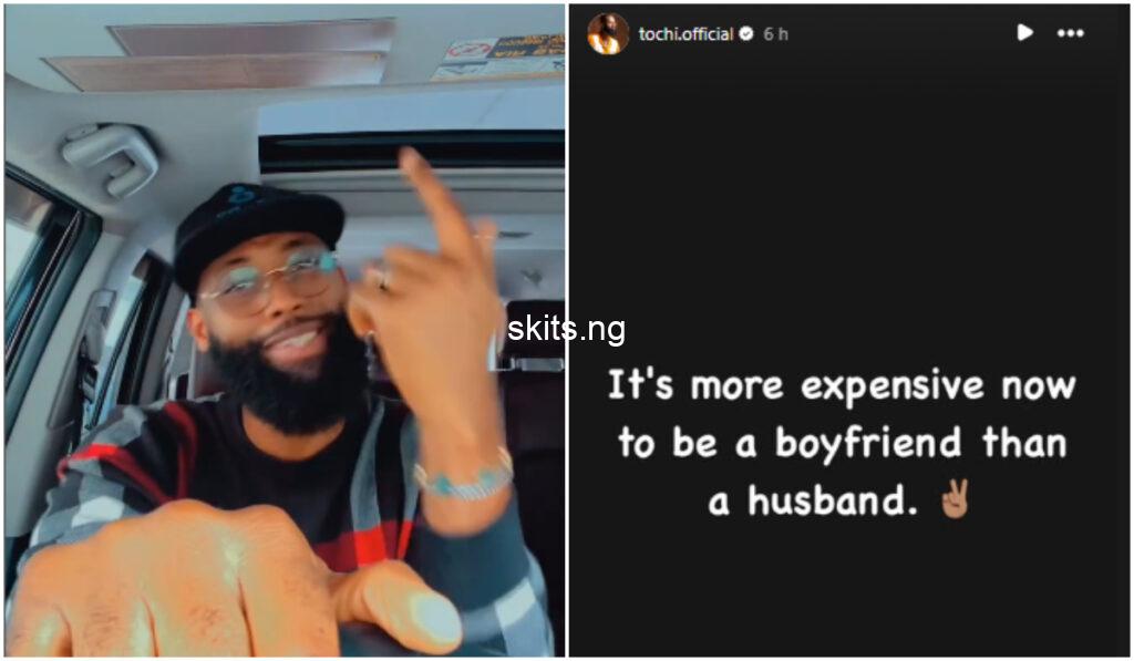 Its more expensive now to be a boyfriend than a husband tochi
