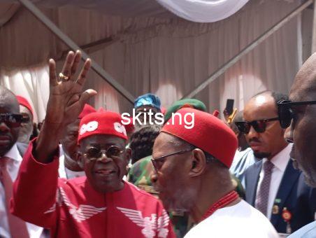 Tinubu bags chieftaincy title in anambra video