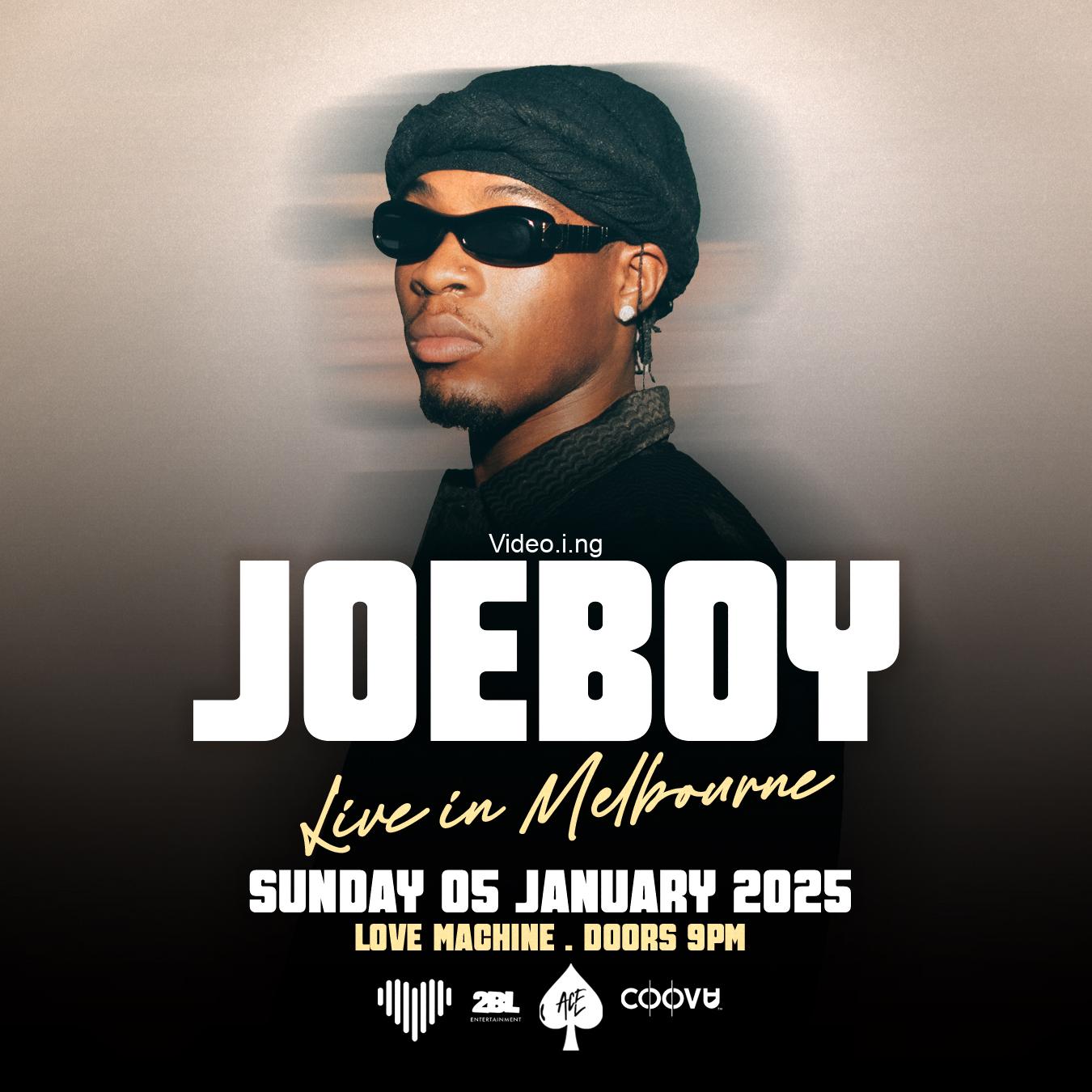 Joeboy arrives in melbourne for his second australian show