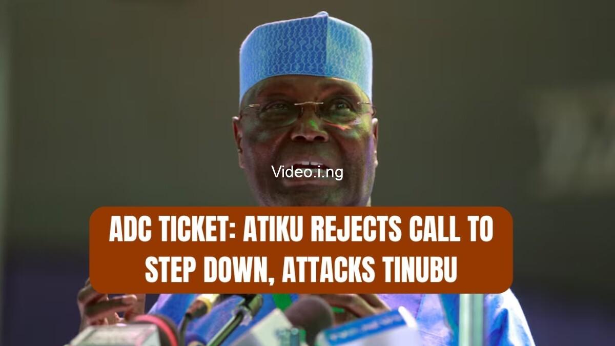 Adc presidential ticket no one is stepping down atiku