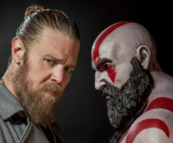 God of war casts thor actor as kratos in pitch perfect casting