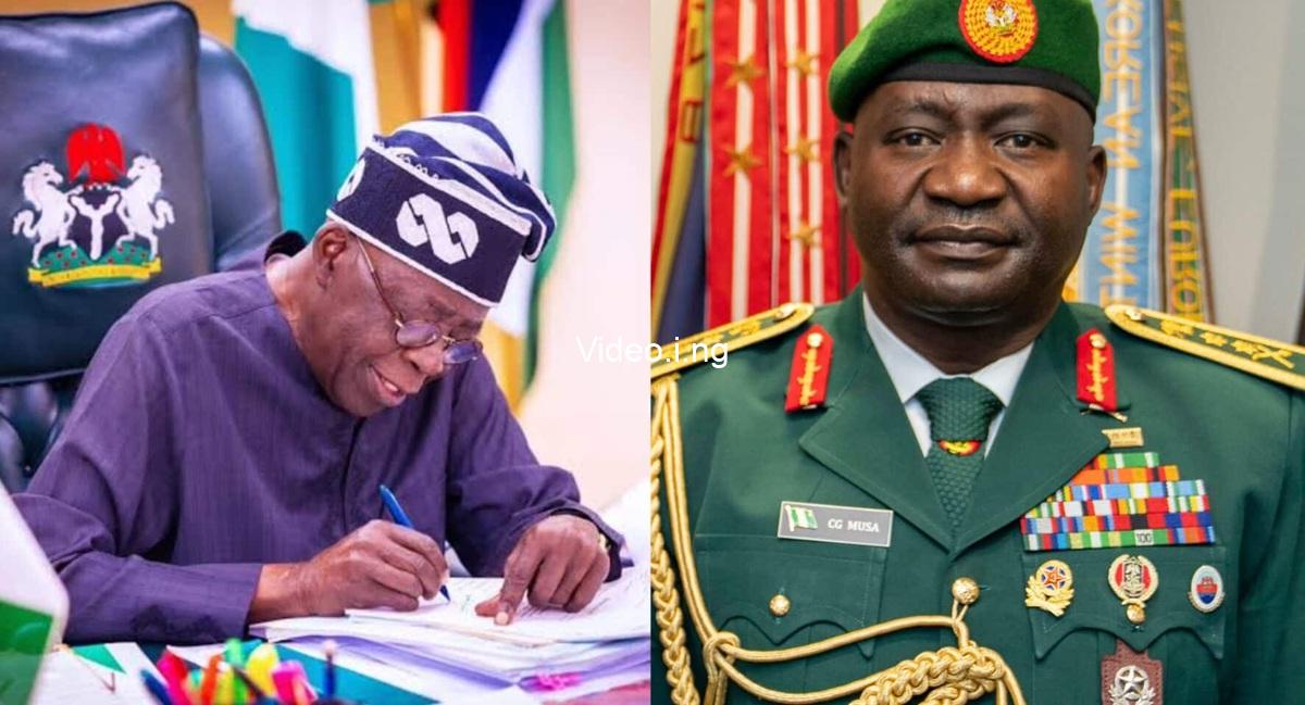President tinubu nominates ex cds christopher musa as defence minister