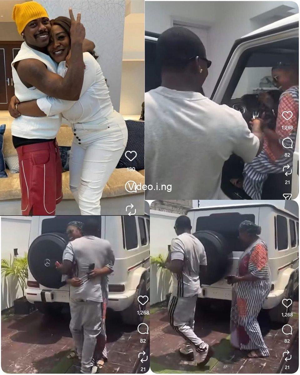Asake surprises mother with multi million naira g wagon for ramadan
