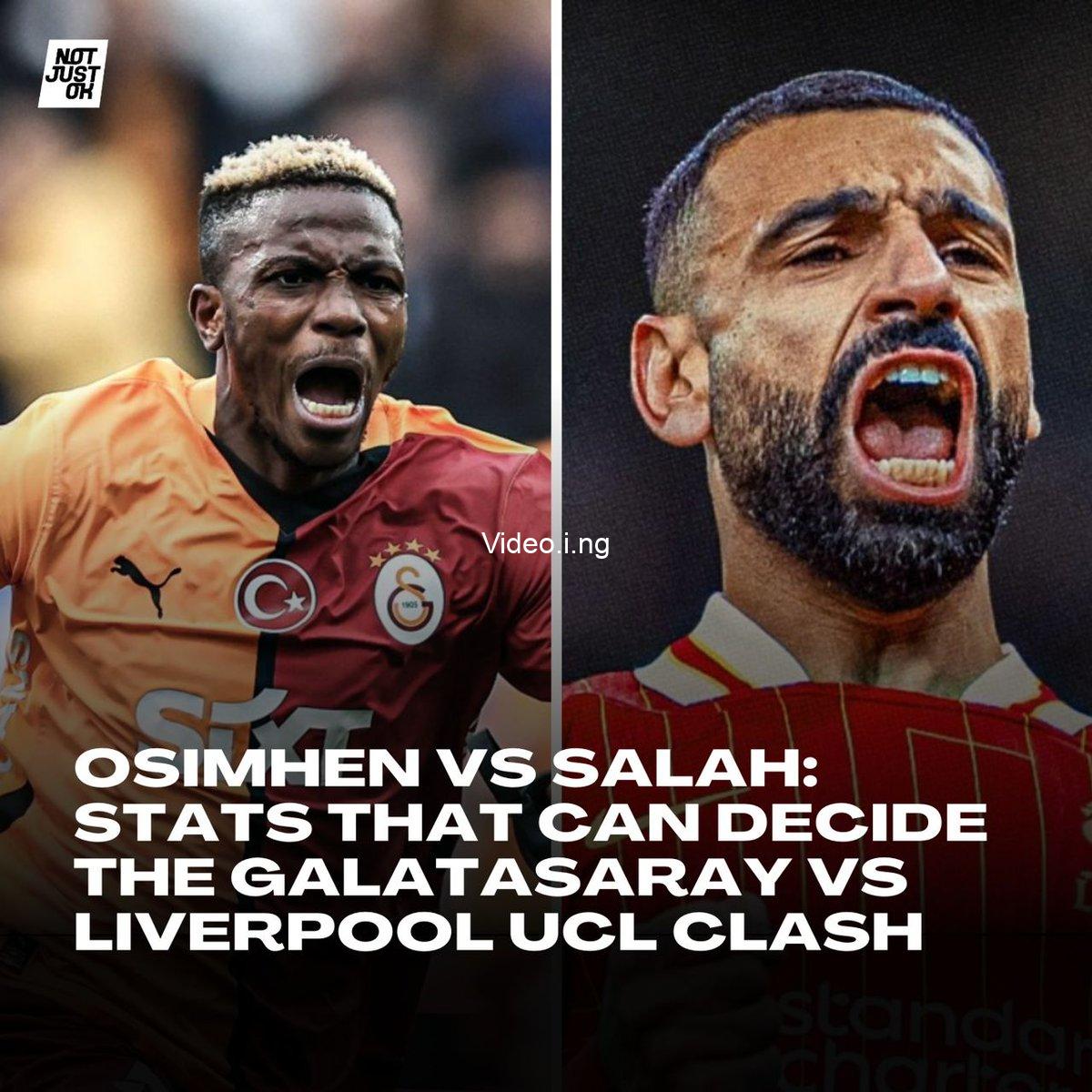 Osimhen vs salah stats that can decide the galatasaray vs liverpool ucl clash