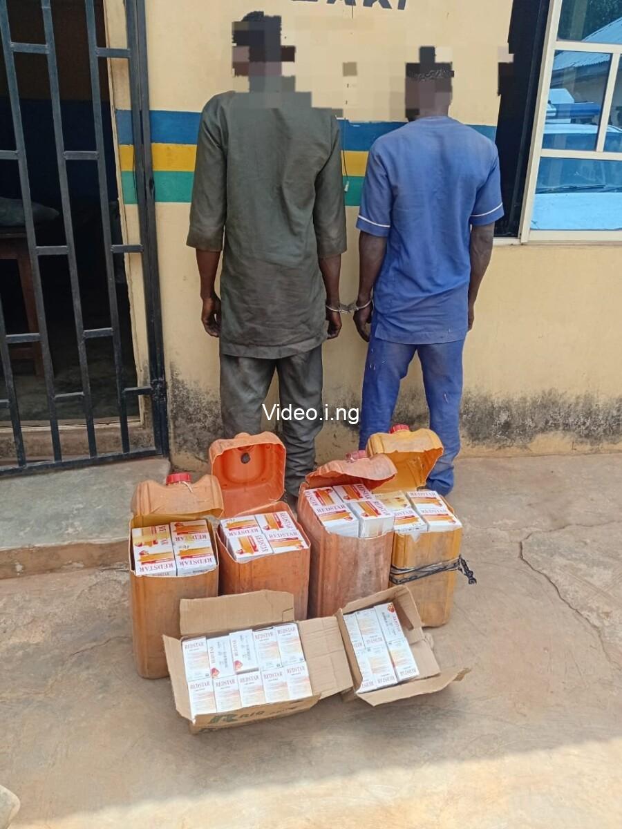 Two suspects arrested as oyo police smash transnational ammunition trafficking syndicate recover 2625 cartridges concealed in jerry cans