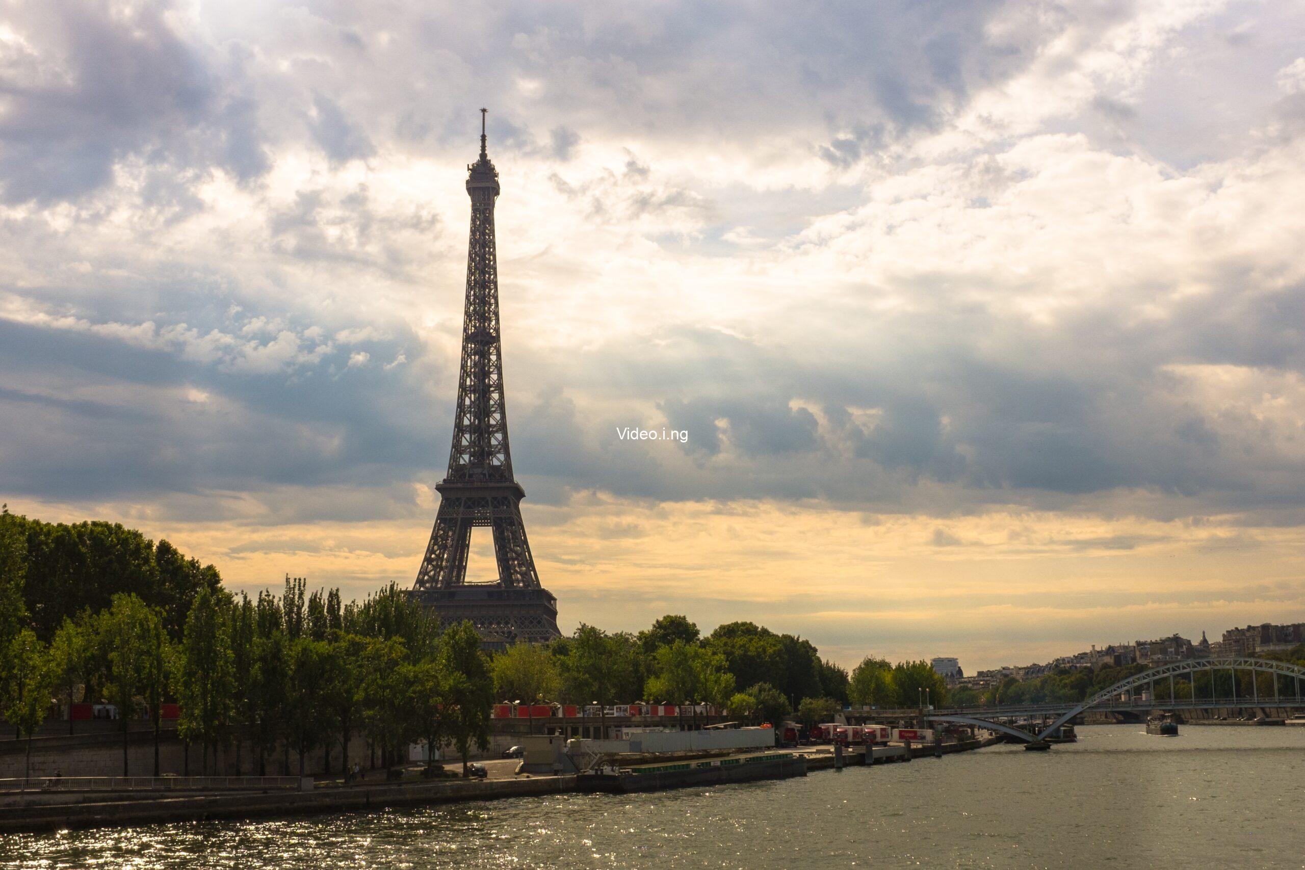 France arrests six for hanging palestinian flag on eiffel tower